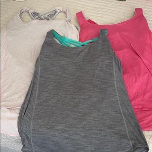 3 lululemon tanks